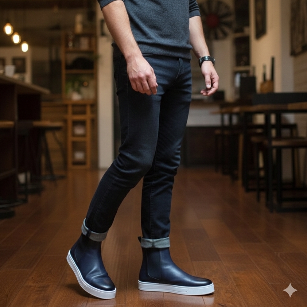 Men's Chelsea Sneakers Blue